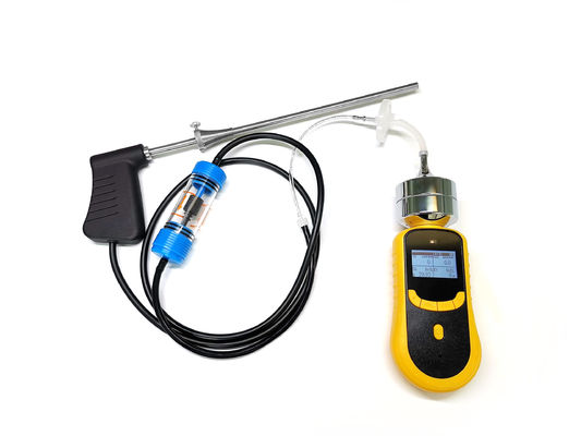 Safegas Portable Multi Gas Detector with IP66 Protection, Built-in Sampling Pump, and Sound Light Vibration Alarm for Industrial Use