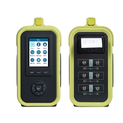Portable Gas Analyzer with 1100°C Flue Gas Detection, Lithium Polymer Battery, and Modular Structure