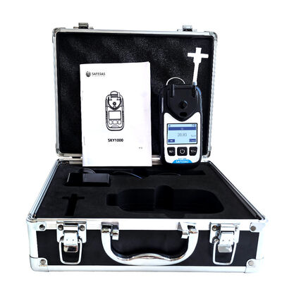 Data Logger Oxygen Detector with Pumped and Diffusion Dual Sampling for Tunnel and Pipeline Entry Safety Check