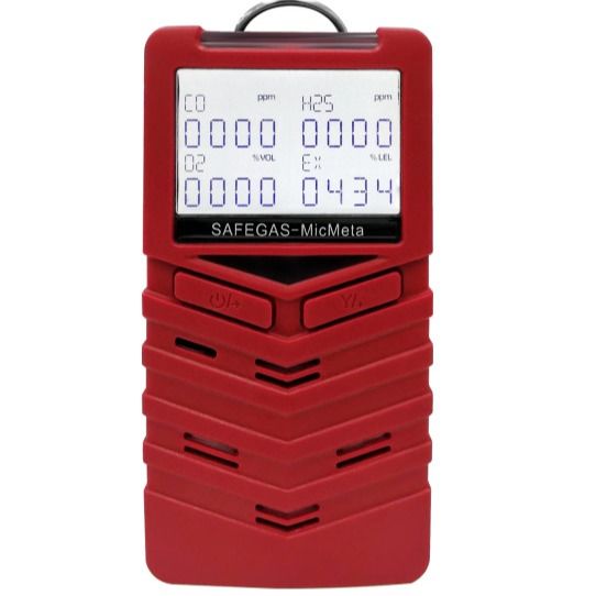 Portable Multi Gas Detector with Diffusion Sampling IP66/IP68 Protection and 24 Hours Working Time for Safety Detection