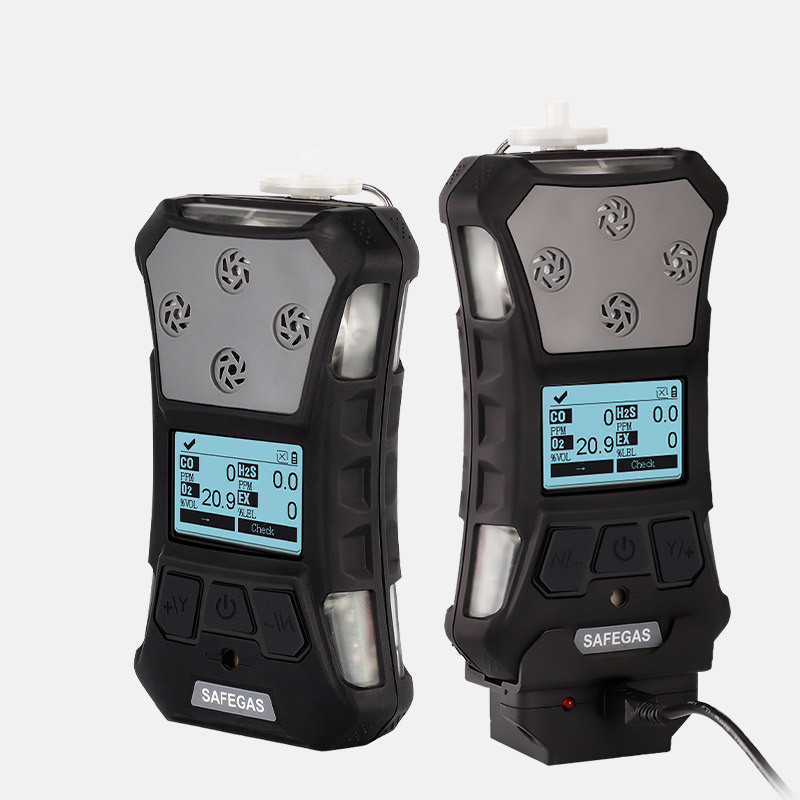 "Sentinel" – Rugged Pumped 4-Gas Detector (O2/CO/H2S/LEL) for Confined Space & Hazardous Zones